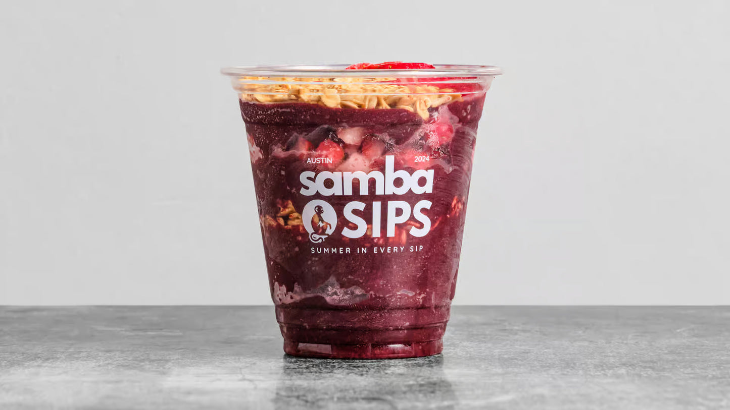 Samba Sips 12 oz Açaí Bowl