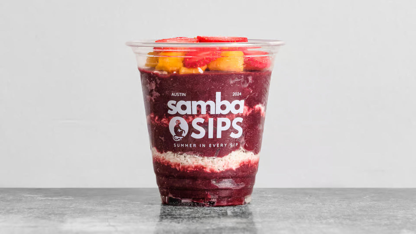 Samba Sips 12 oz Açaí Bowl